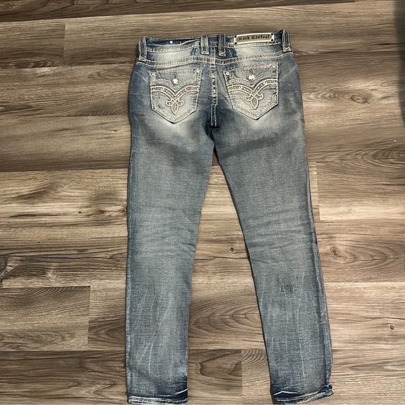 Rock Revival ankle denim jeans skinny sz 27 Anthropologie - Picture 2 of 3